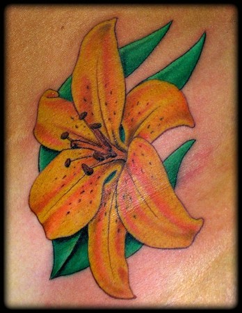 Looking for unique  Tattoos? Small Yellow Lilly